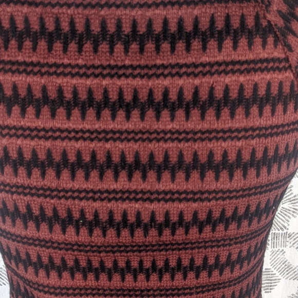 Free People Cozy Day Rust Knit Dress - Picture 5 of 8